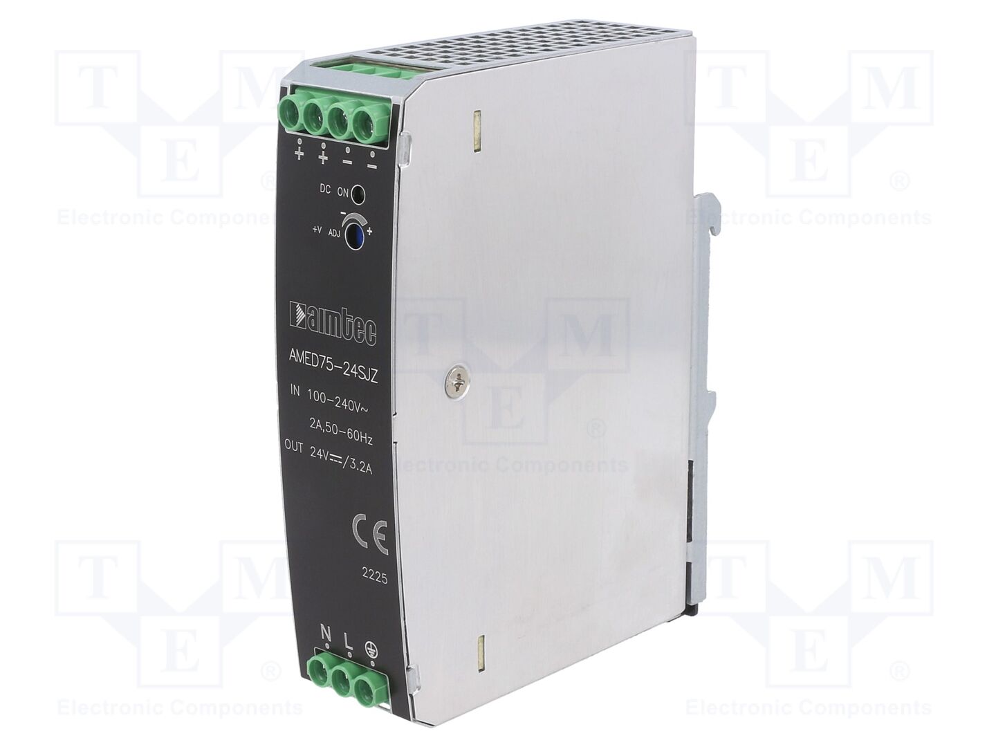 AIMTEC AMED75-24SJZ DIN-kiskoon asennettava kytkentävirtalähde 75W 24VDC