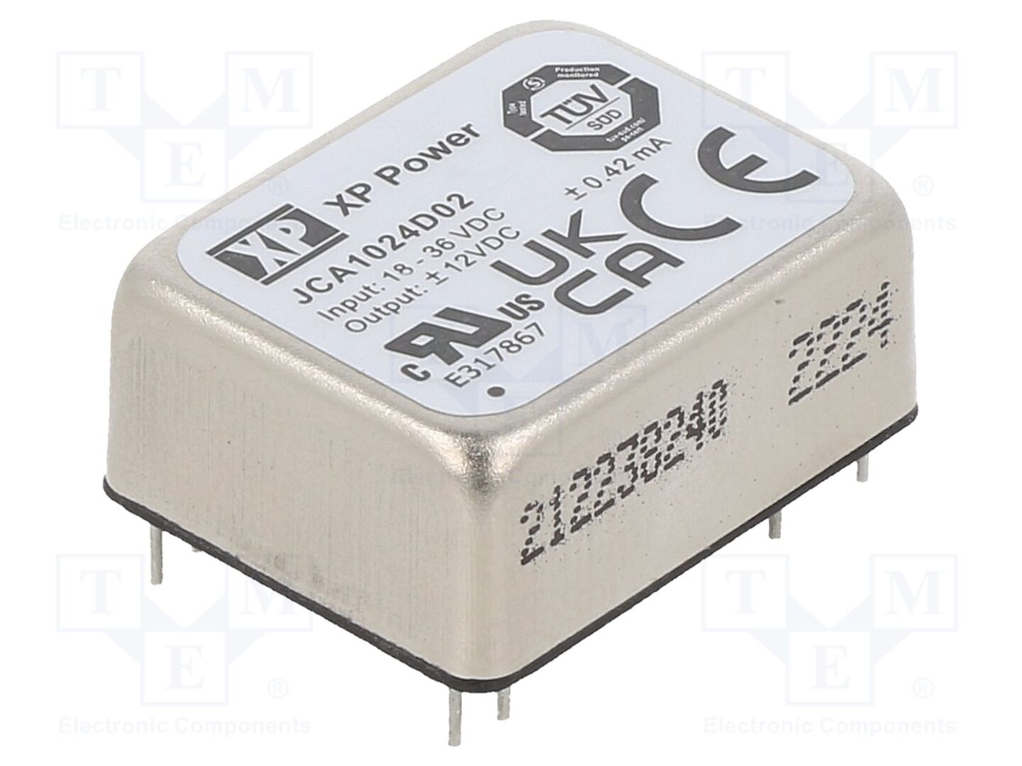XP POWER JCA1024D02 DC/DC-muunnin 10W