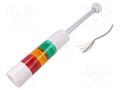 PATLITE LR6-302PJBW-RYG Signalling column 24VDC