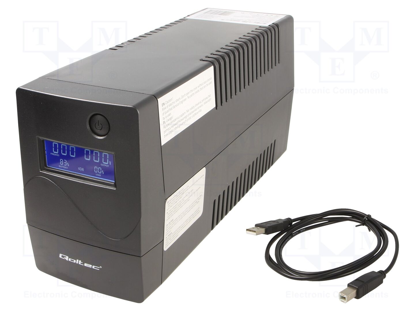 QOLTEC 53977 UPS-laite 240W 450VA 230V 4.5Ah