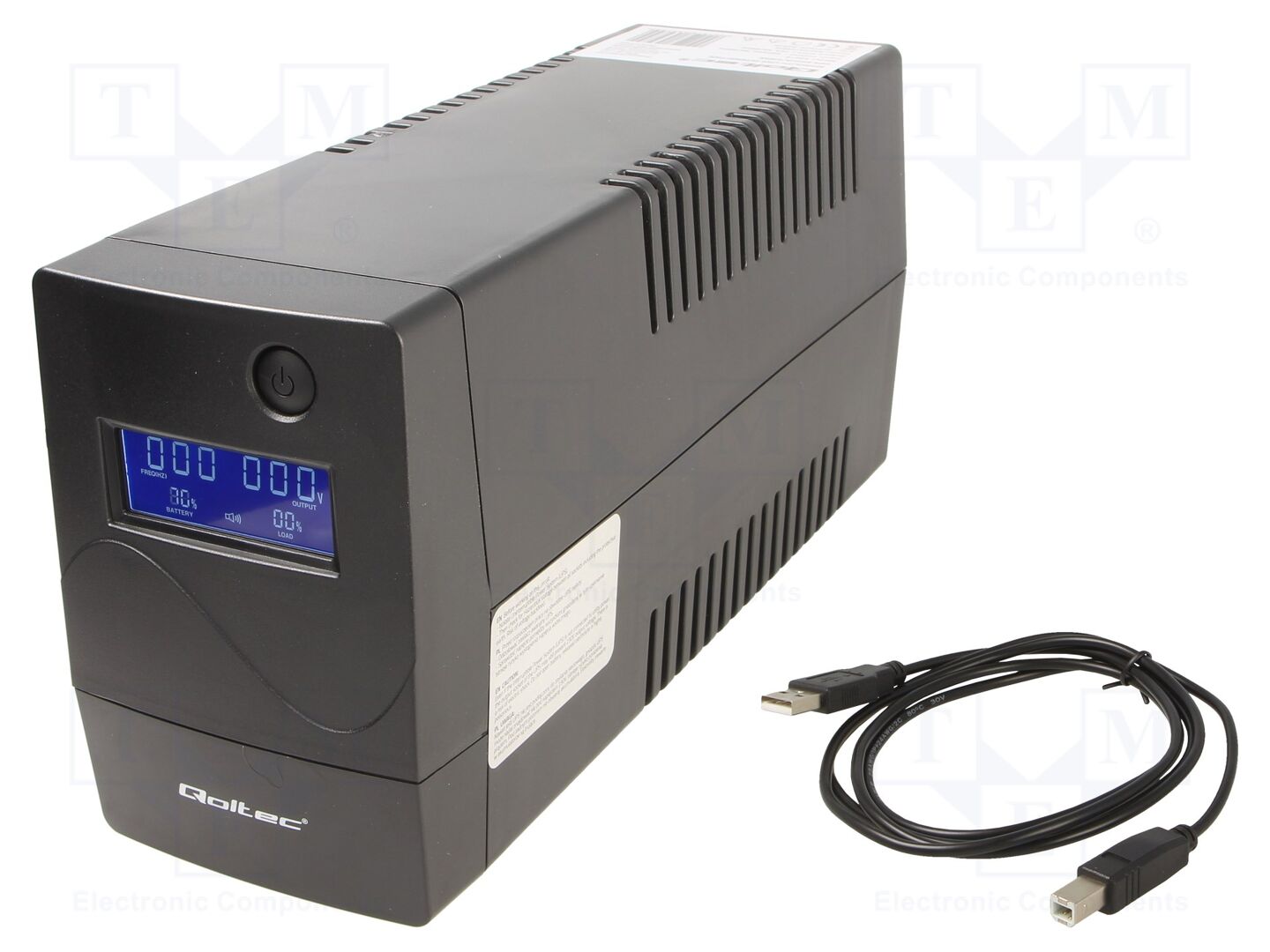 QOLTEC 53979 UPS-laite 480W 850VA 12V 9Ah