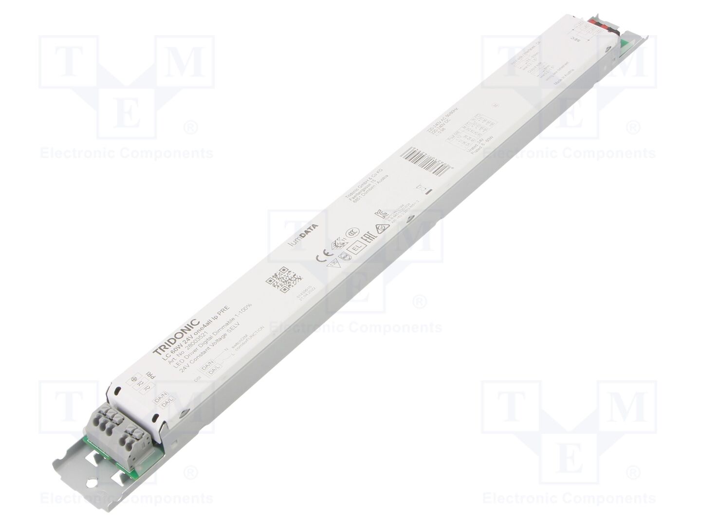 TRIDONIC LC 60W 24V ONE4ALL LP PRE LED-virtalähde 24VDC 60W