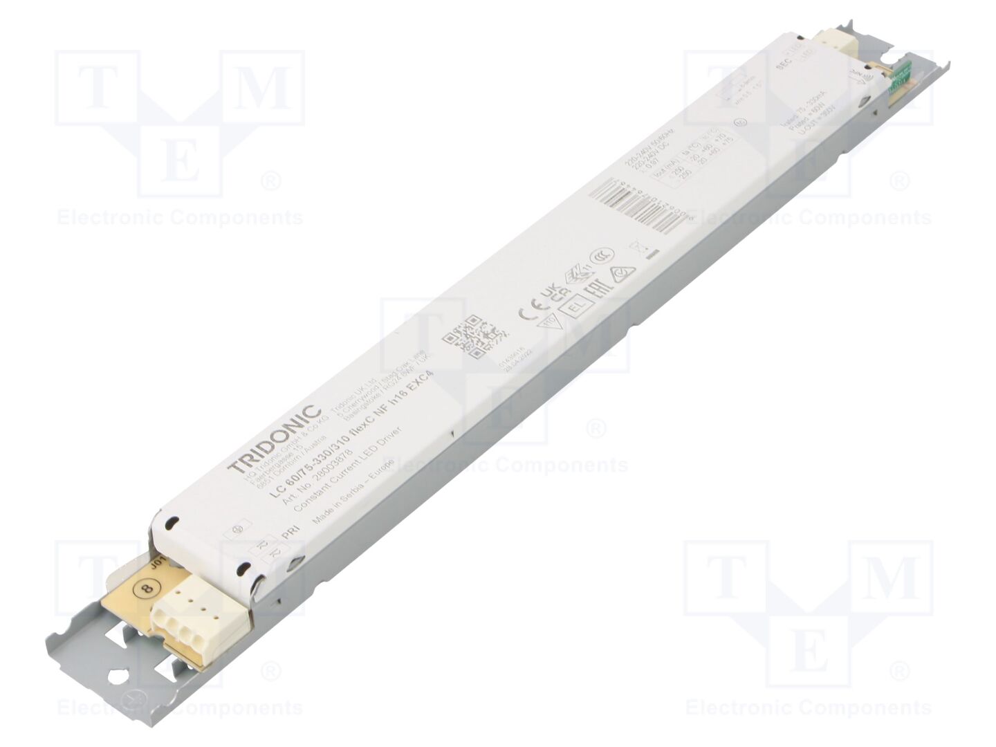 TRIDONIC LC 60W 75-330MA 310V FLEXC NF H16 EXC4 LED-virtalähde