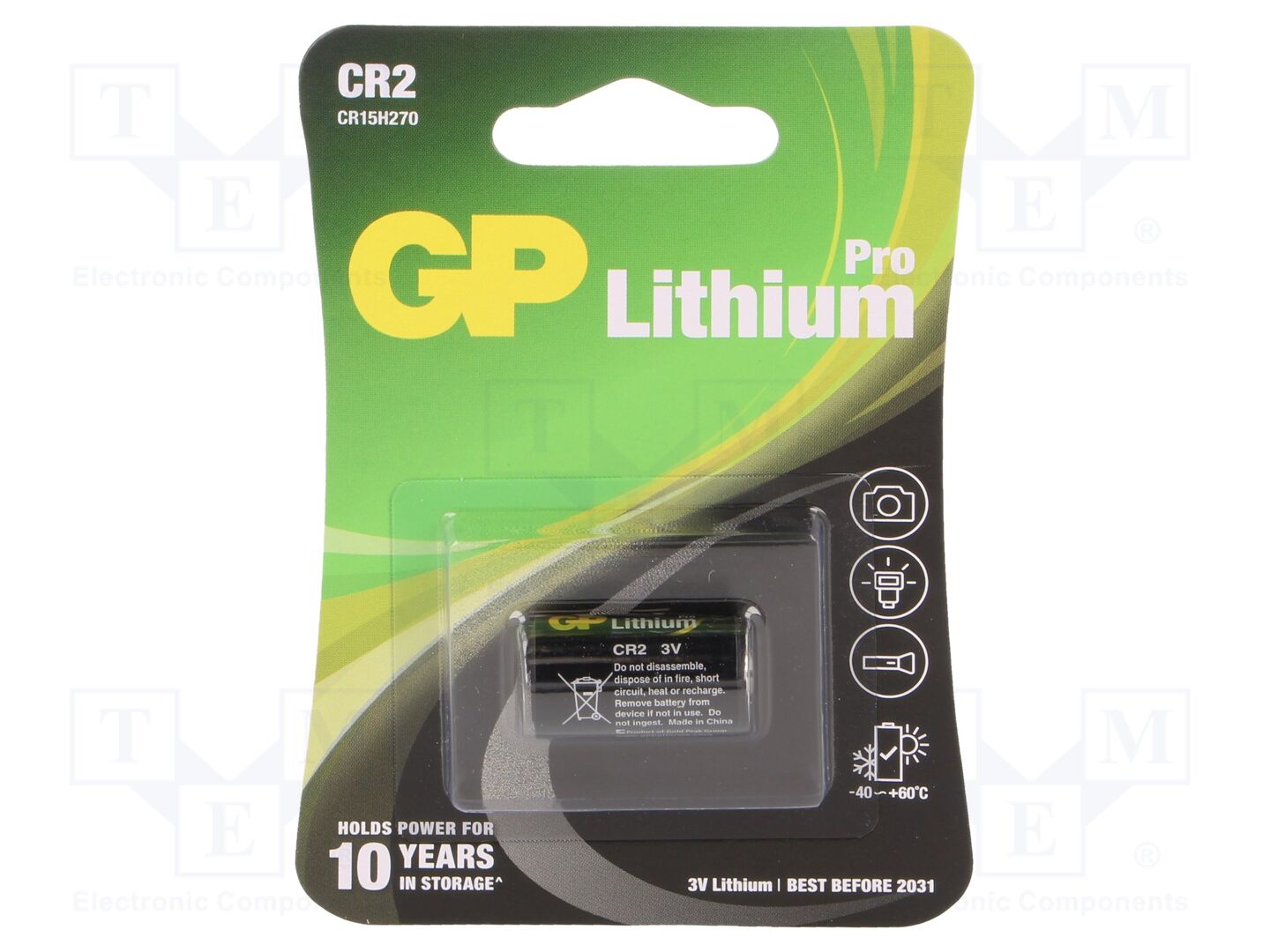 GP BAT-CR2 Litiumparisto 3V
