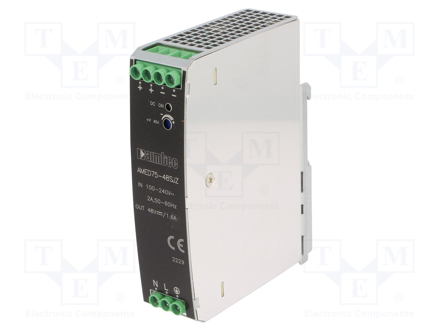 AIMTEC AMED75-48SJZ DIN-kiskoon asennettava kytkentävirtalähde 75W 48VDC