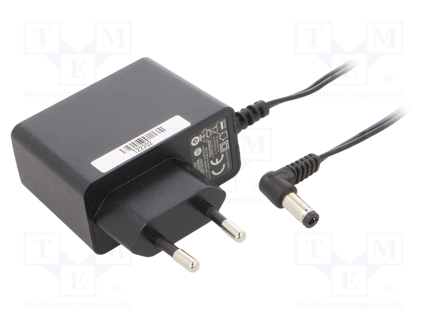POS POSC12050A-25L Kytketty verkkolaite 12V 0.5A pistotulppa