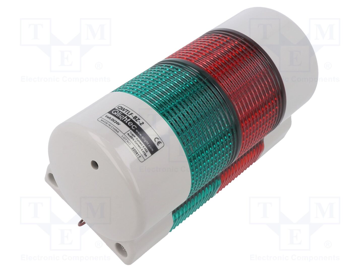 QLIGHT QWTLF-BZ-2-24-RG Merkkivalopylväs 24VDC