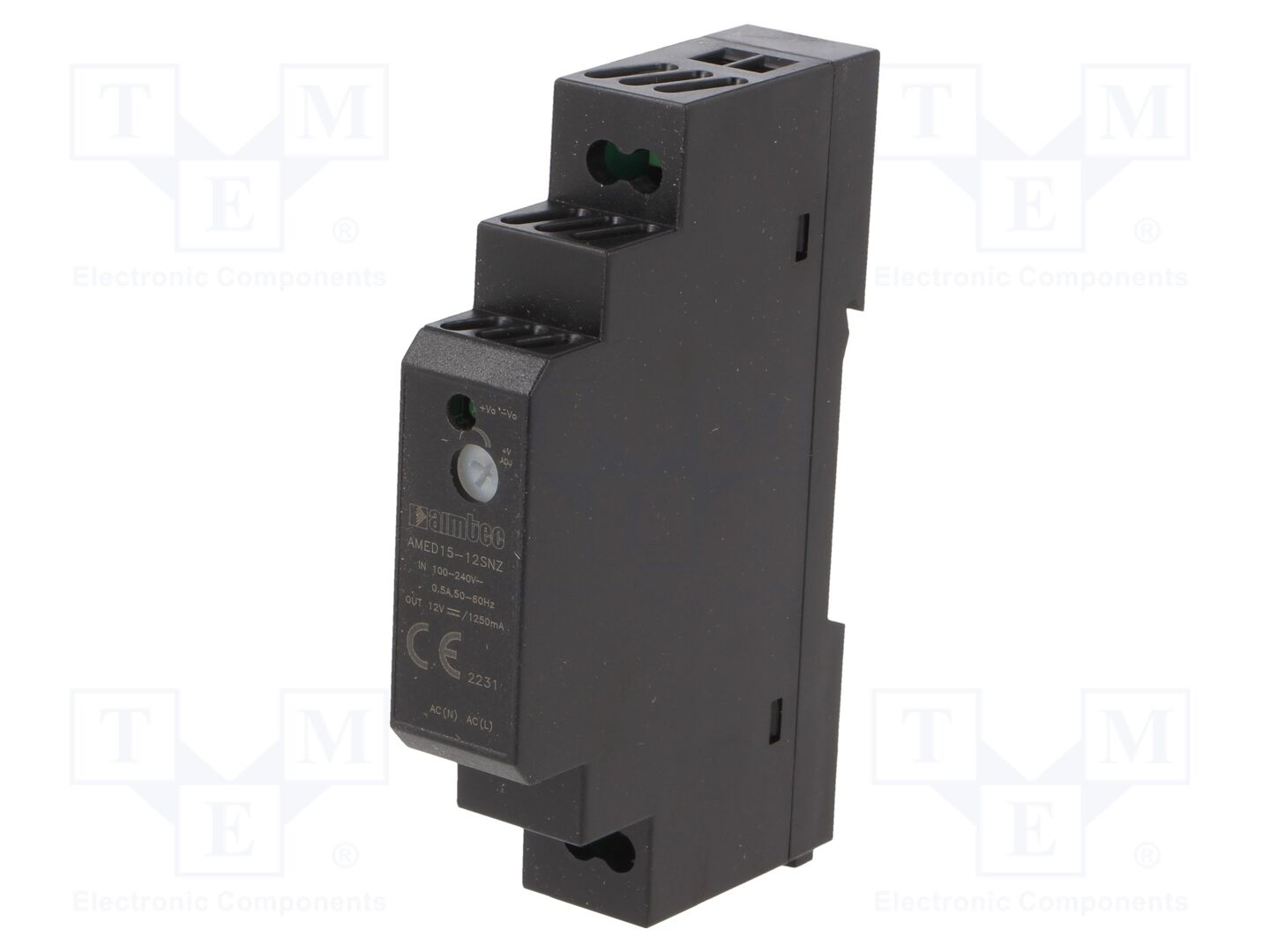 AIMTEC AMED15-12SNZ DIN-kiskoon asennettava kytkentävirtalähde 15W 12VDC