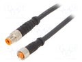 LUTRONIC 0810080004301-2M Sensori- ja automaatiokaapeli M8 4A