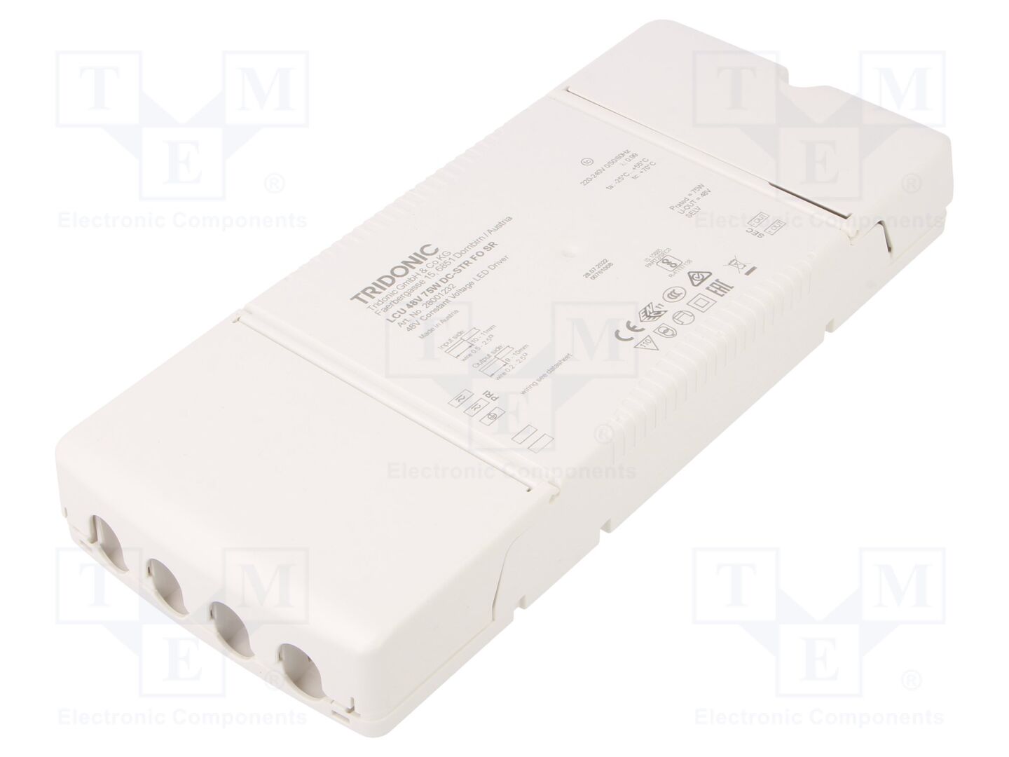 TRIDONIC LCU 48V 75W DC-STR FO LED-verkkolaite 52,5VDC