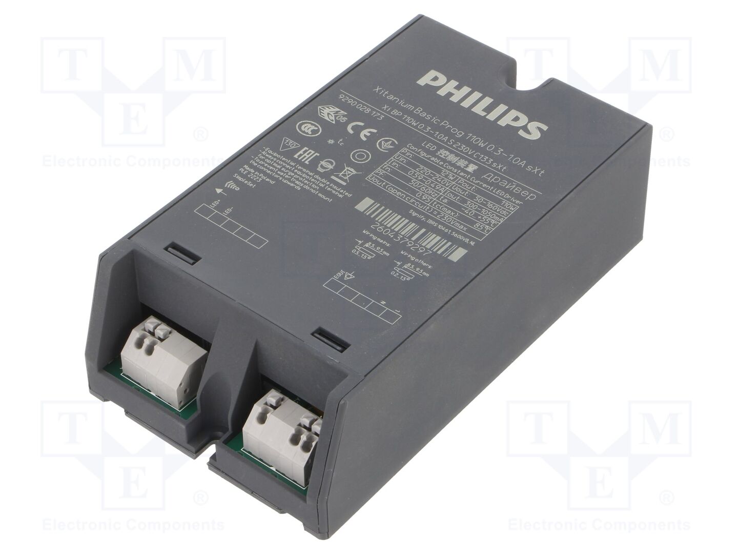 PHILIPS XI BP 110W 0.3-1.0A S 230V C133 SXT LED-virtalähde 110W 50-160VDC