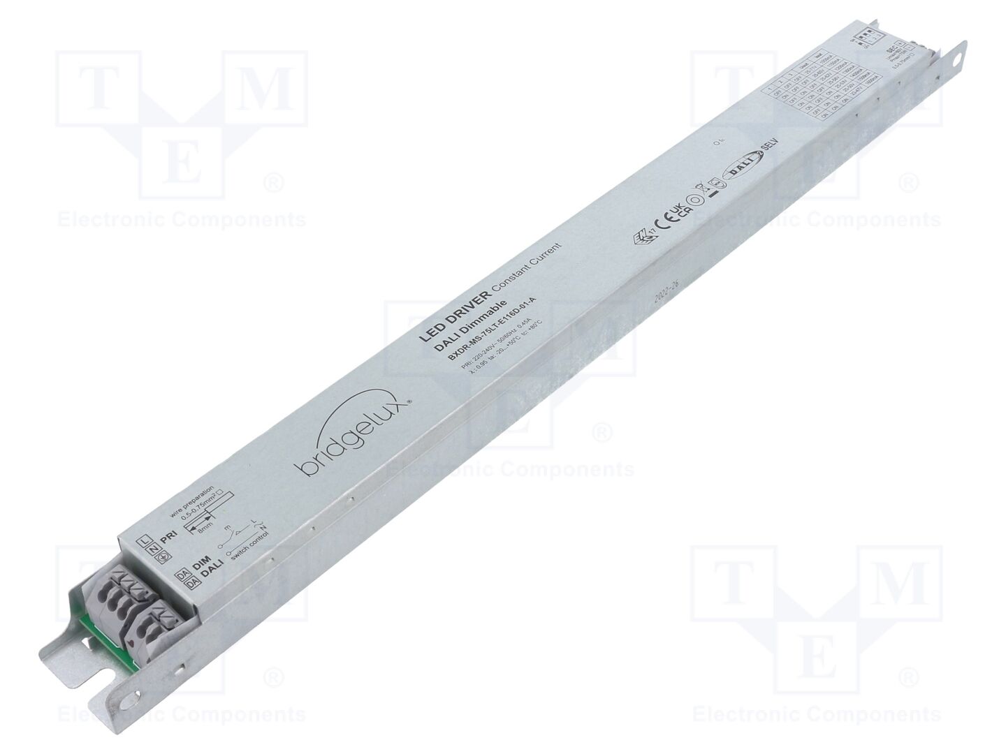 BRIDGELUX BXDR-MS-75LT-E116D-01-A LED-virtalähde DALI 2 75W 23-71VDC
