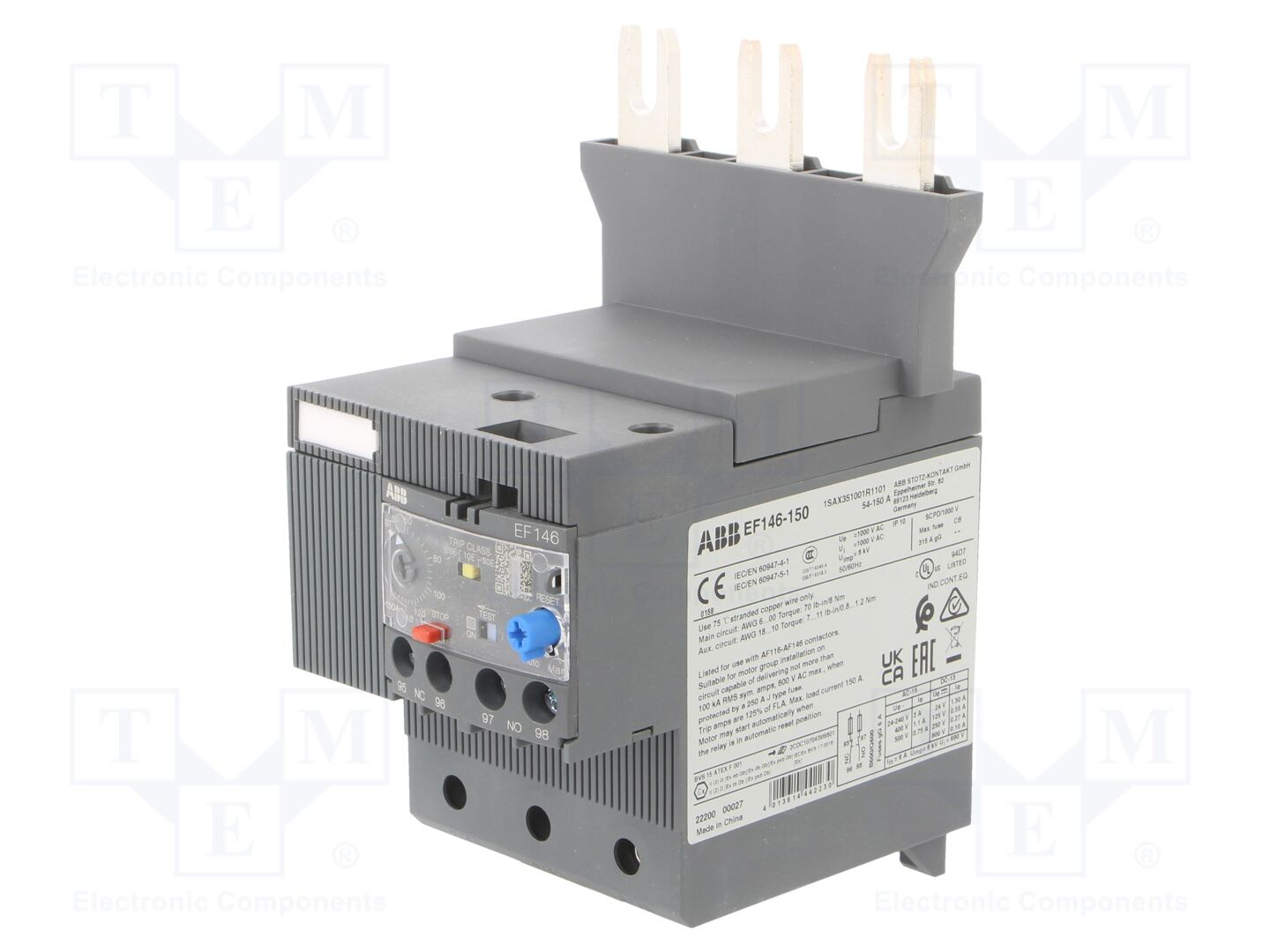 ABB EF146-150 Lämpörele 54-150A