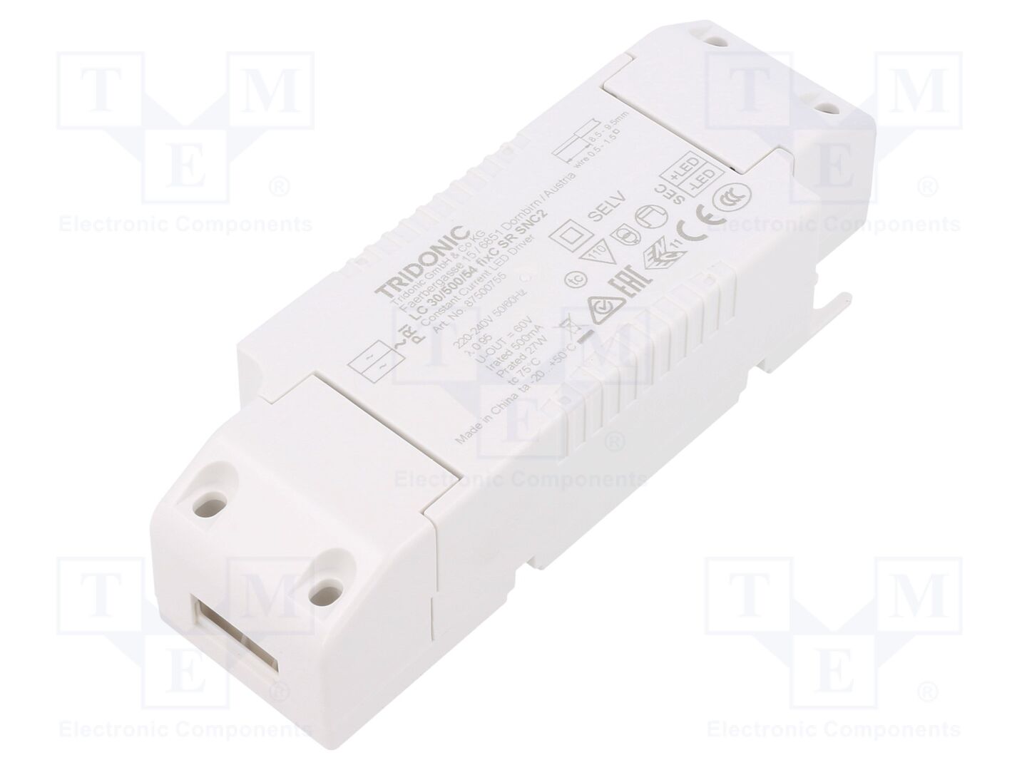 TRIDONIC LC 30/500/54 FIXC SR SNC2 LED-virtalähde 30W 27-54VDC