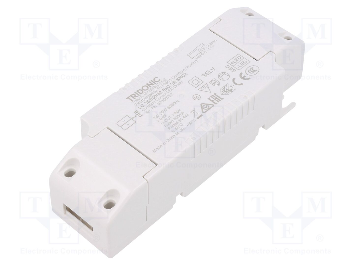 TRIDONIC LC 35/800/43 FIXC SR SNC2 LED-virtalähde 35W 800mA