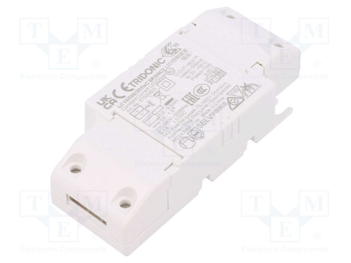 TRIDONIC LC 10/500/20 FIXC SR SNC2 LED-virtalähde 10W 500mA