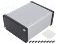 HAMMOND 1455N1202 Kotelo paneelilla 103x120x53mm