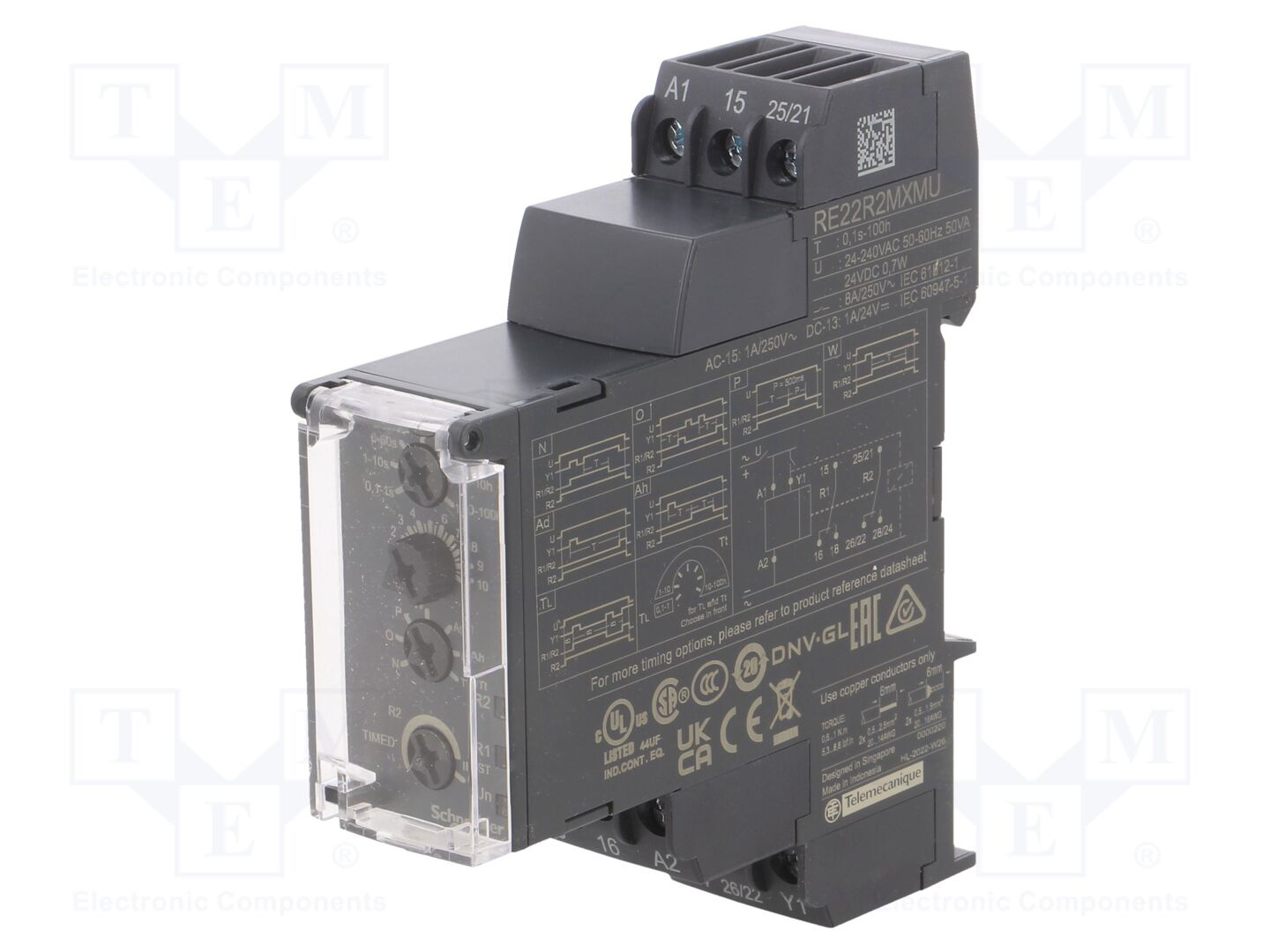 SCHNEIDER ELECTRIC RE22R2MXMU Ajastin 0,05s-100h