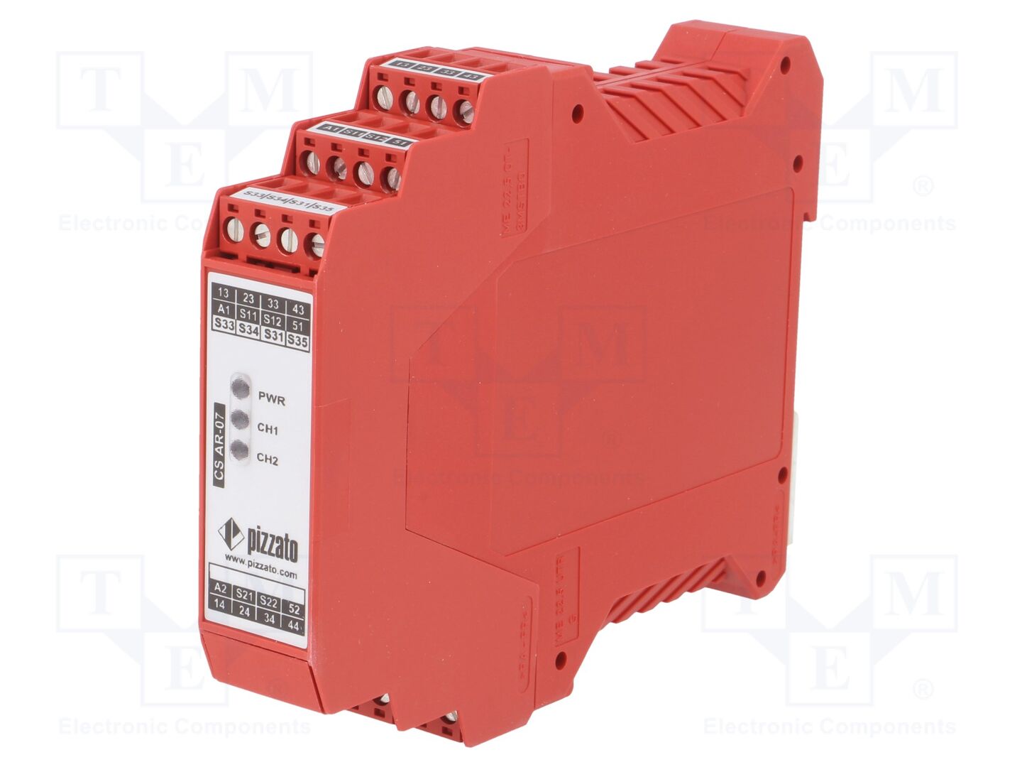 PIZZATO ELETTRICA CS-AR-07M024 Turvarele 24VAC/24VDC