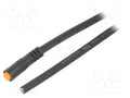 LUTRONIC 0800F104002-2M Anturikaapeli M8 naaras 2m