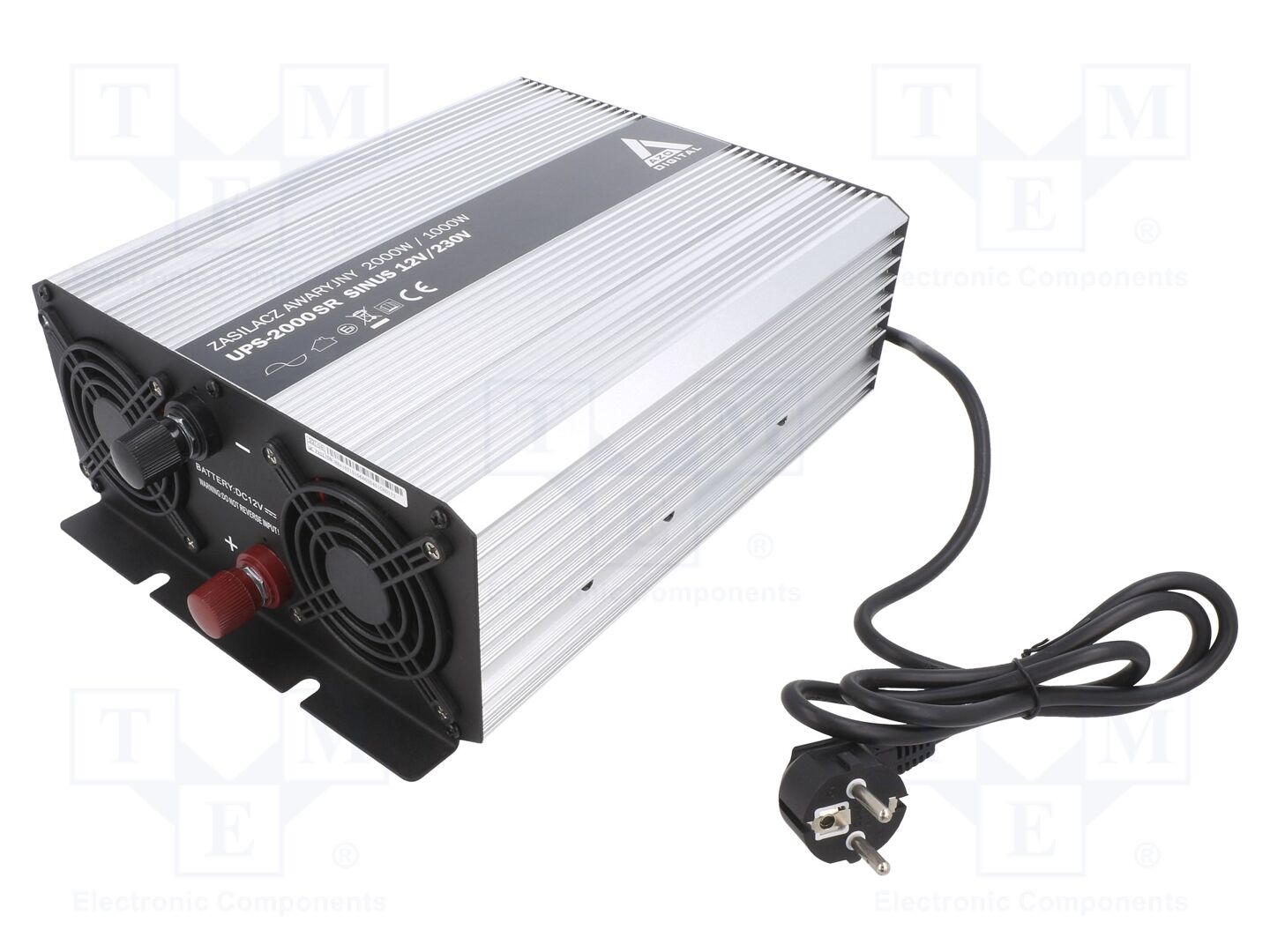 AZO DIGITAL UPS-2000SR DC/AC-muunnin 1kW 230V