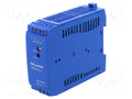 TDK-LAMBDA DRB50-24-1 DIN-kiskoon asennettava kytkentävirtalähde 50W 24VDC
