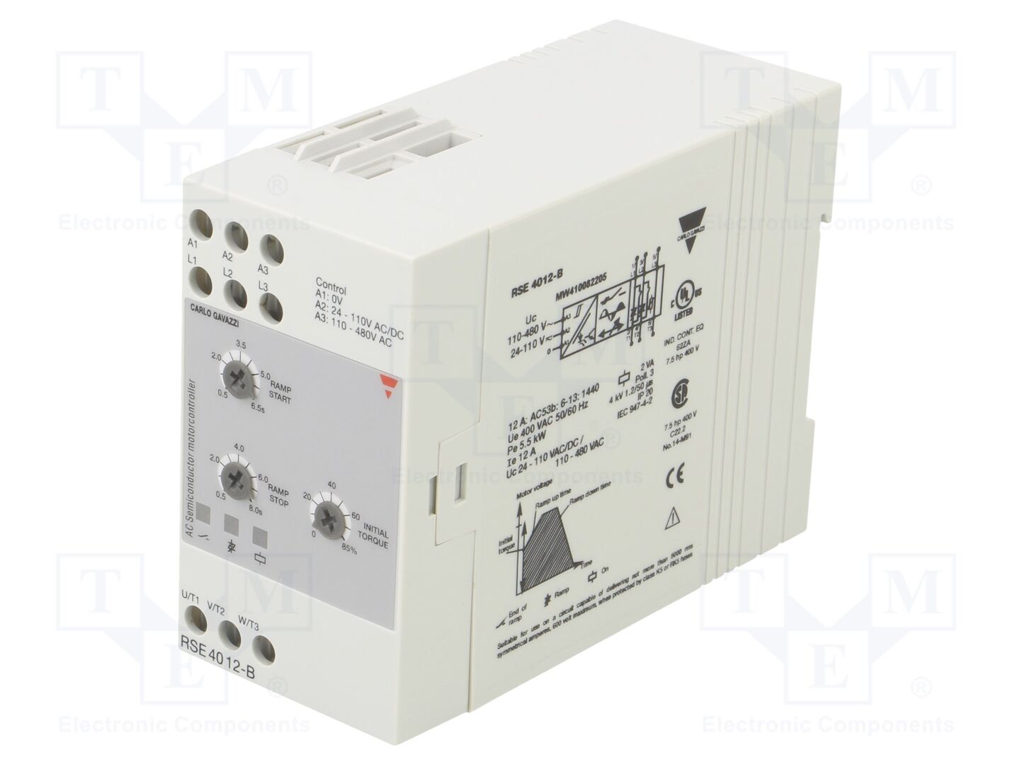 CARLO GAVAZZI RSE4012-B Automaatiomoduuli Soft start 230-400VAC, 12A