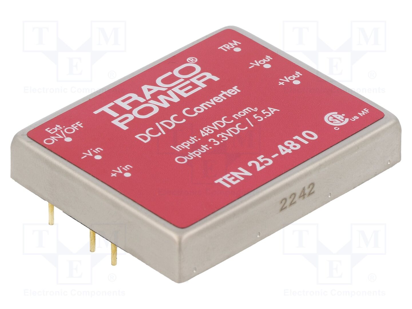 TRACO POWER TEN25-4810 DC/DC-muunnin 25W