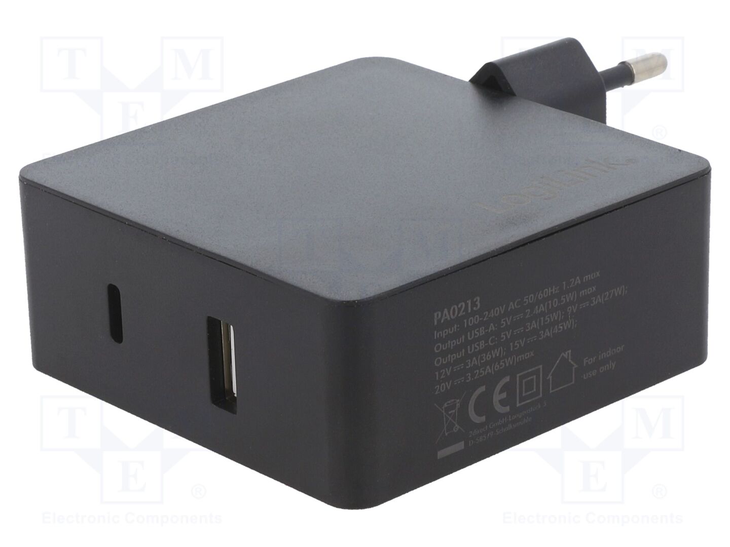 LOGILINK PA0213 Kytketty verkkolaite 3A