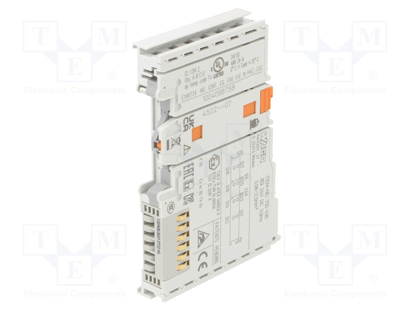WAGO 750-430 Digitaalinen tulomoduuli IP20