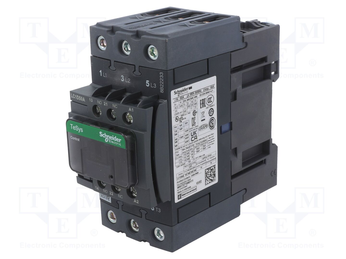 SCHNEIDER ELECTRIC LC1D50ABD Kontraktori 50A