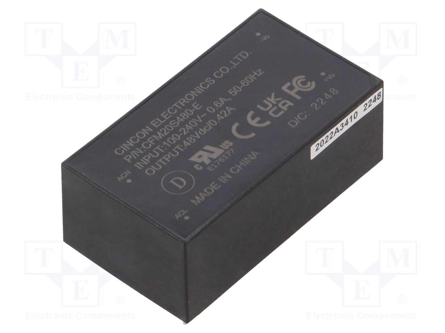 CINCON CFM20S480-E PCB AC/DC-muunnin 20W