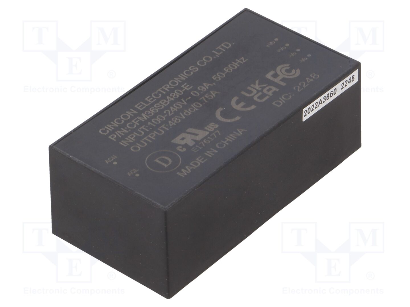 CINCON CFM36SB480-E AC/DC-muunnin 36W