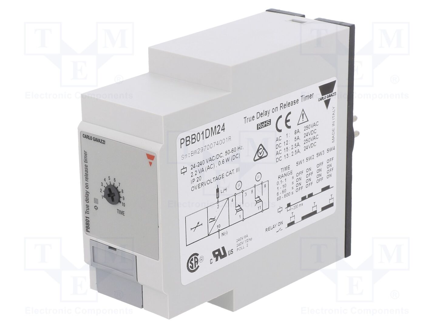 CARLO GAVAZZI PBB01DM24 Ajastin 0,1-600s