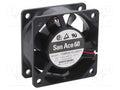 SANYO DENKI 109R0612J4021 Aksiaalituuletin 12VDC