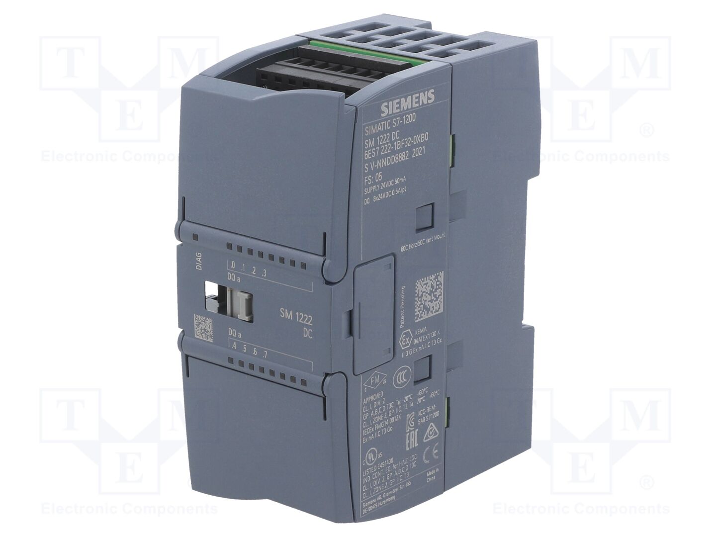 SIEMENS 6ES7222-1BF32-0XB0 PLC-laajennusmoduuli OUT: 8