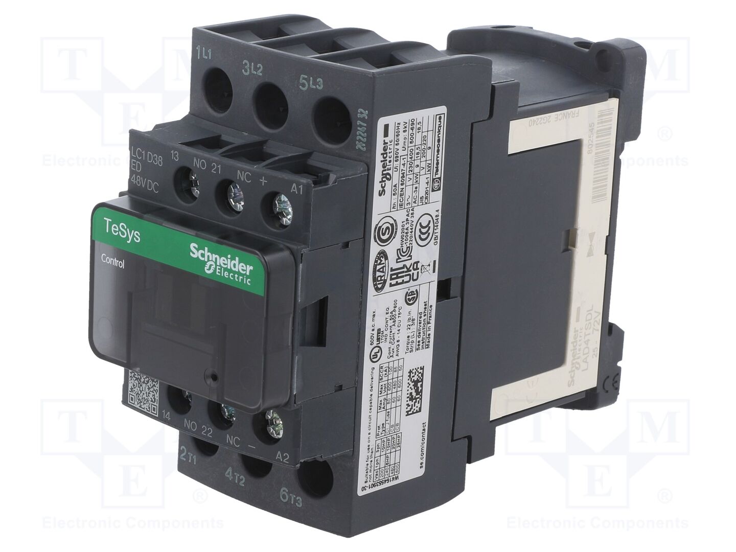 SCHNEIDER ELECTRIC LC1D38U7 Kontraktori 38A