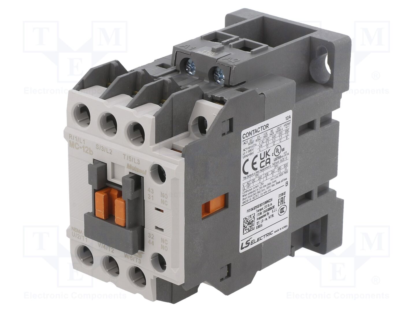 LS ELECTRIC MC-12B-110VAC Kontraktori 12A