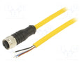 MUELLER ELECTRIC C4C05M005 Anturikaapeli M12 naaras, pituus 5m