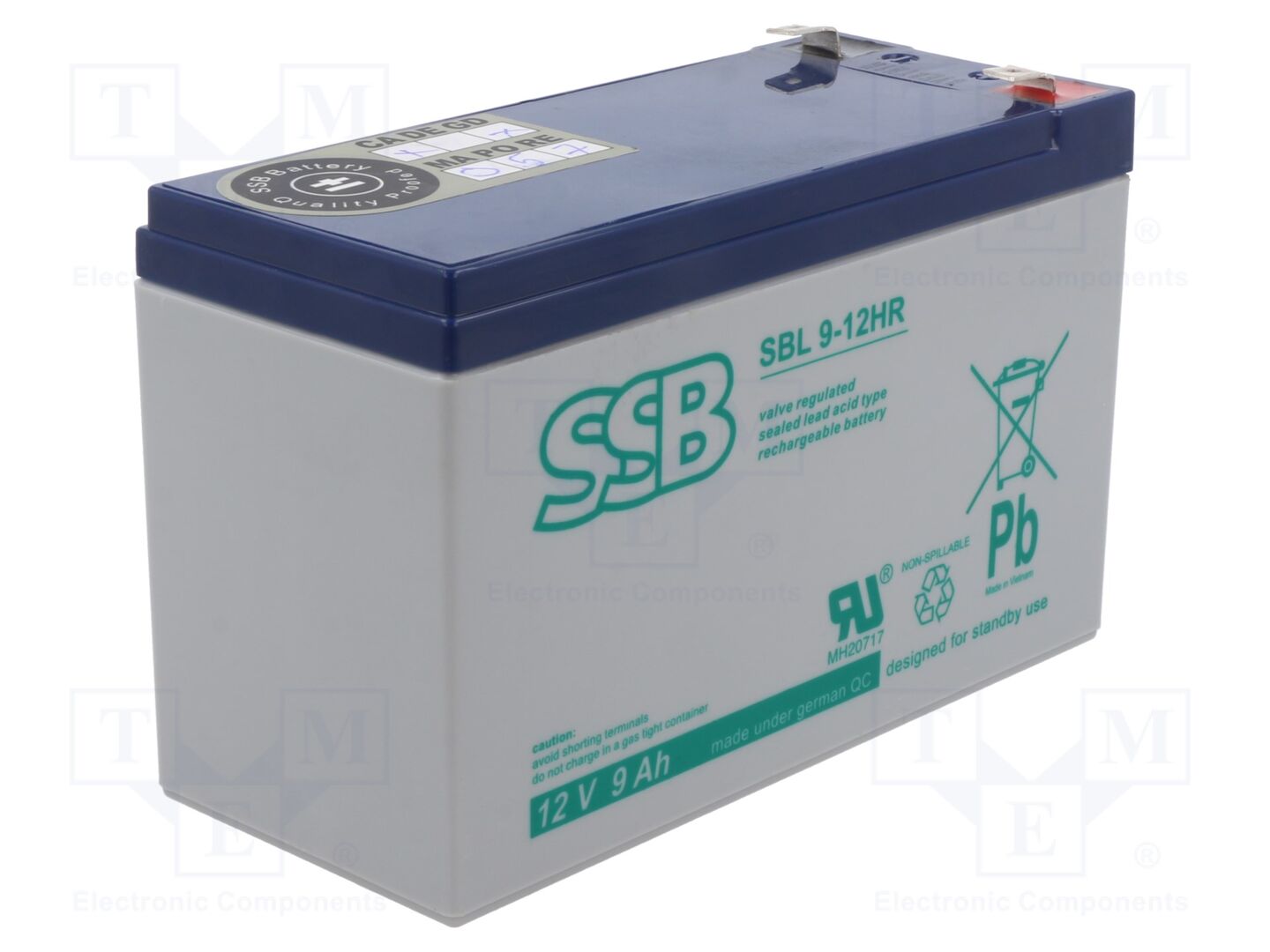 SSB ACCU-SBL-9-12HR/S Akkukenno 12V