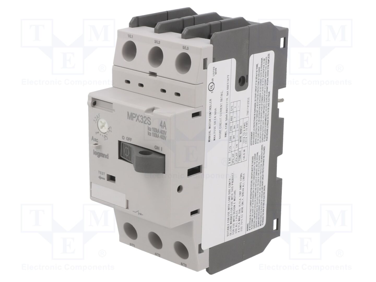 LEGRAND MPX3 32S 2.5-4.0A Moottorinsuojakatkaisija 1.1/1.5kW