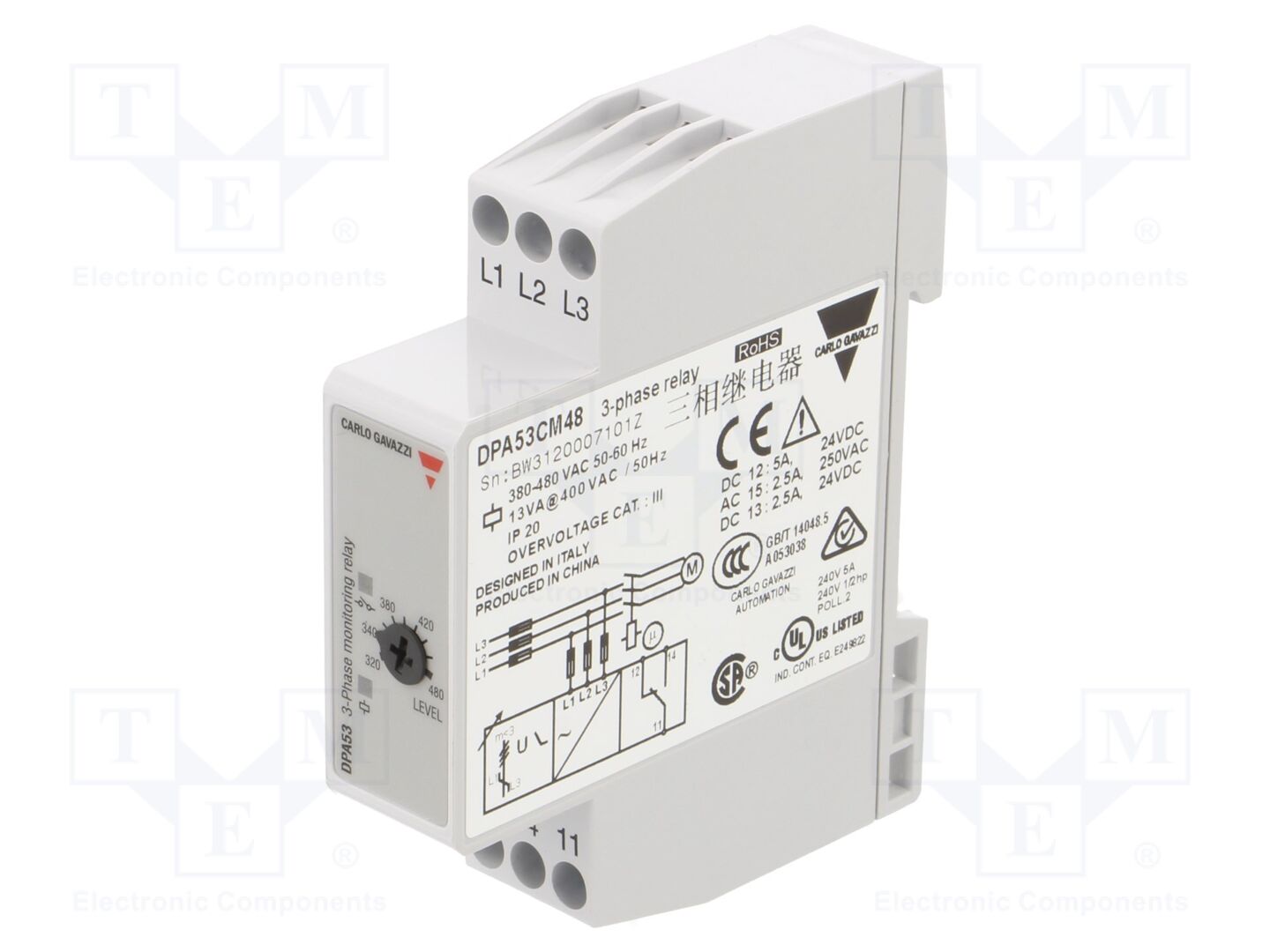 CARLO GAVAZZI DPA53CM48 Valvontarele DPA