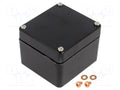 HAMMOND 1590ZGRP081BK Yleiskotelo 75mm x 81mm x 55mm