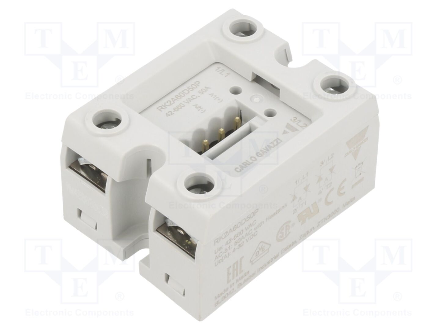 CARLO GAVAZZI RK2A60D50P Puolijohderele 50A