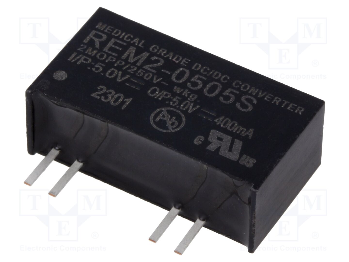 RECOM REM2-0505S DC/DC-muunnin 2W, 5V