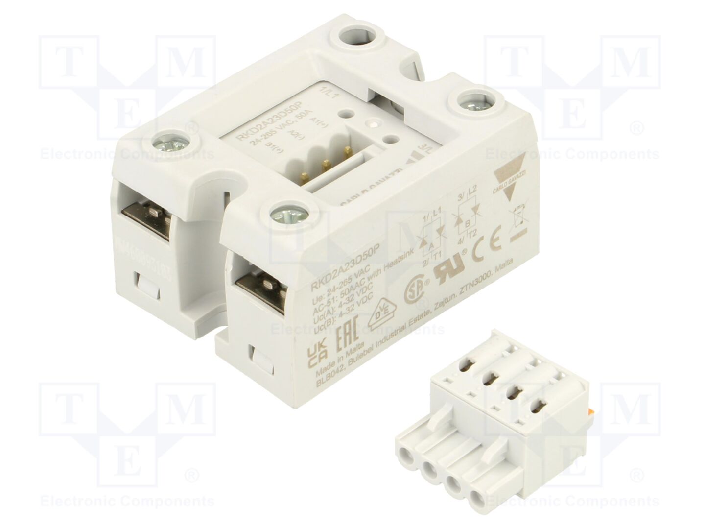 CARLO GAVAZZI RKD2A23D50P Kiinteätila-rele 50A