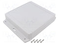 HAMMOND HM-1555W2F17GY Yleiskotelo 180x181x40mm