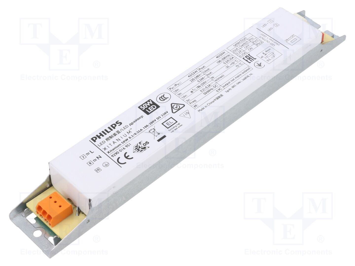PHILIPS XITANIUM 50W LED-virtalähde 100-200V DC 200-250mA IP20