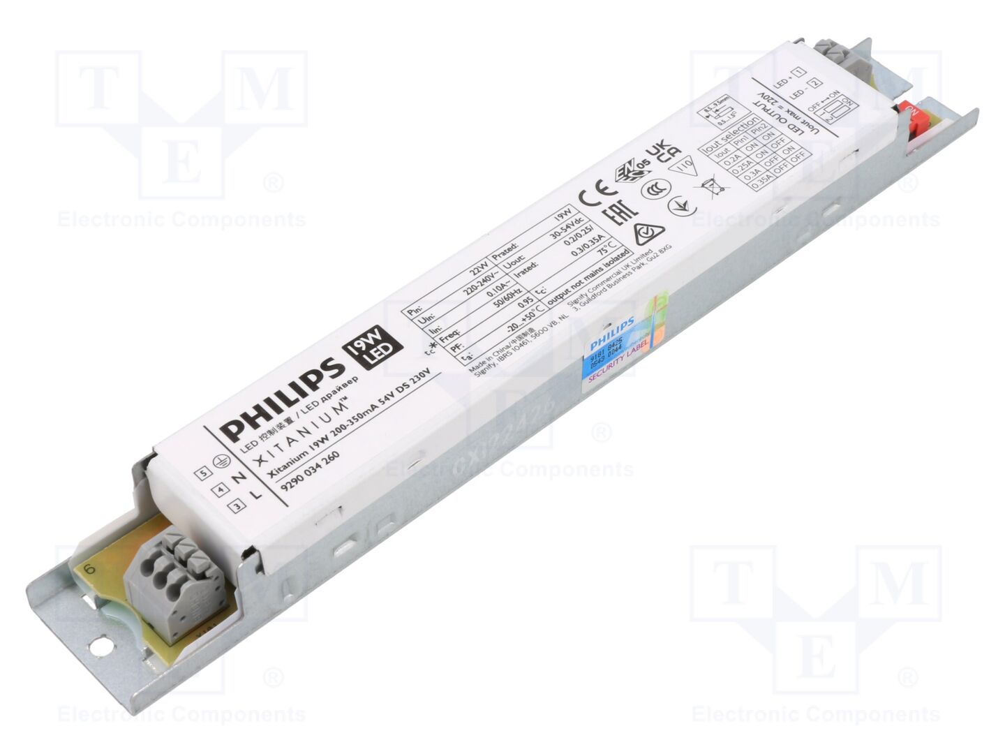 PHILIPS XITANIUM 19W 200-350mA 54V LED-verkkolaite 230V