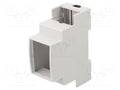 KRADEX ZD1002J-PC/ABS-V0 DIN-kisko-kotelo 36mm (50 kpl erä)